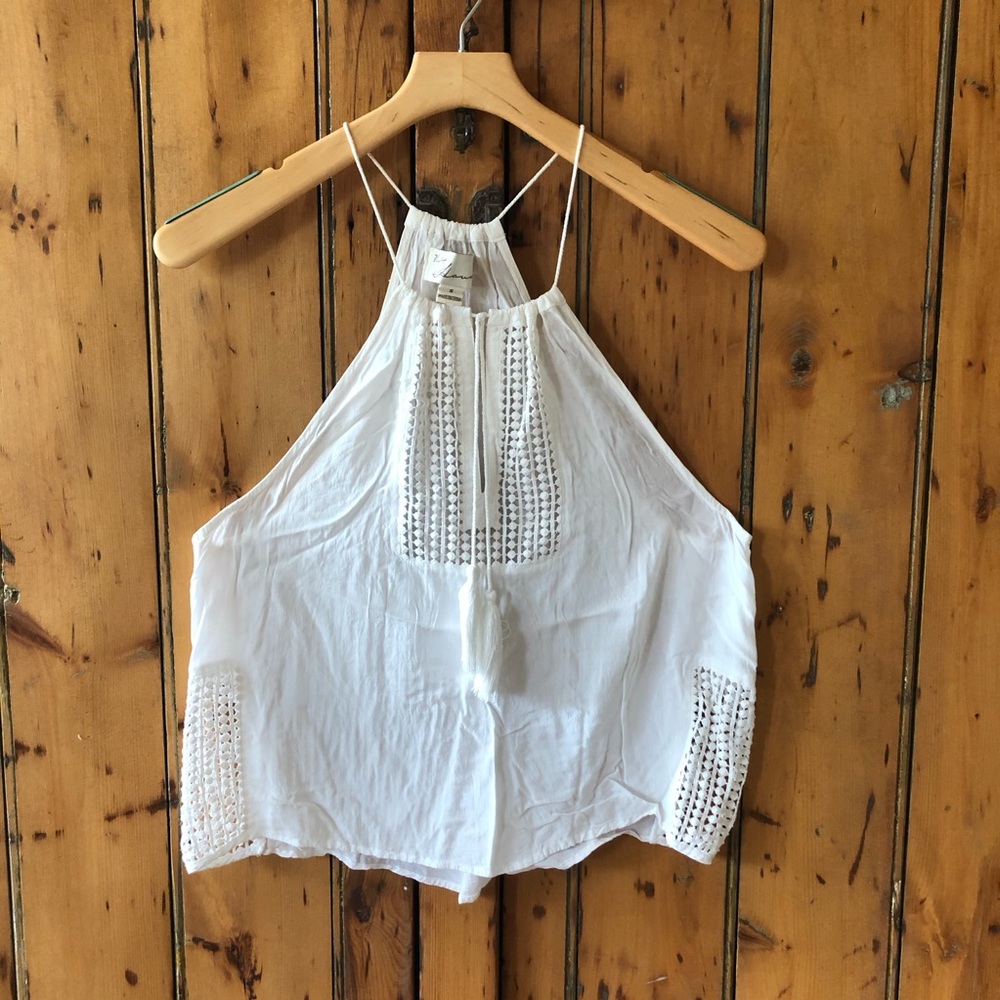 Vintage Havana Tank Top in White